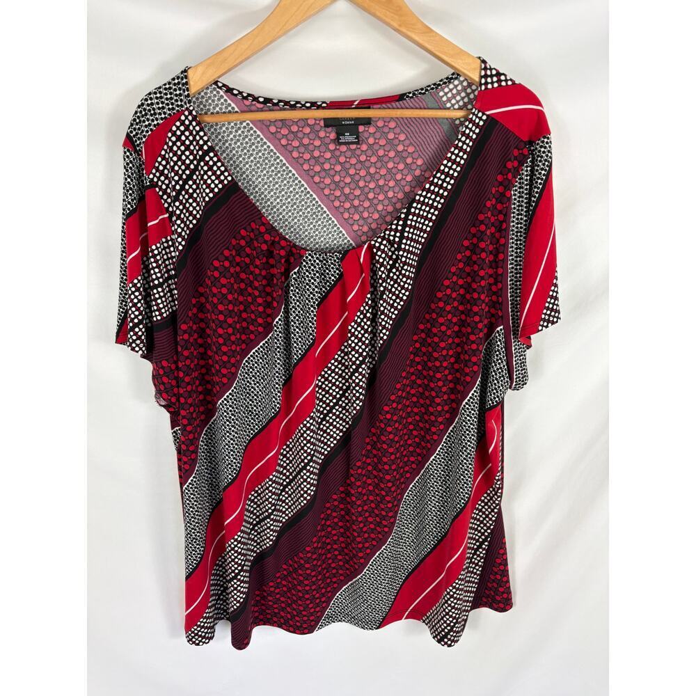 Liz Claiborne Career Patterned Blouse Size 4X